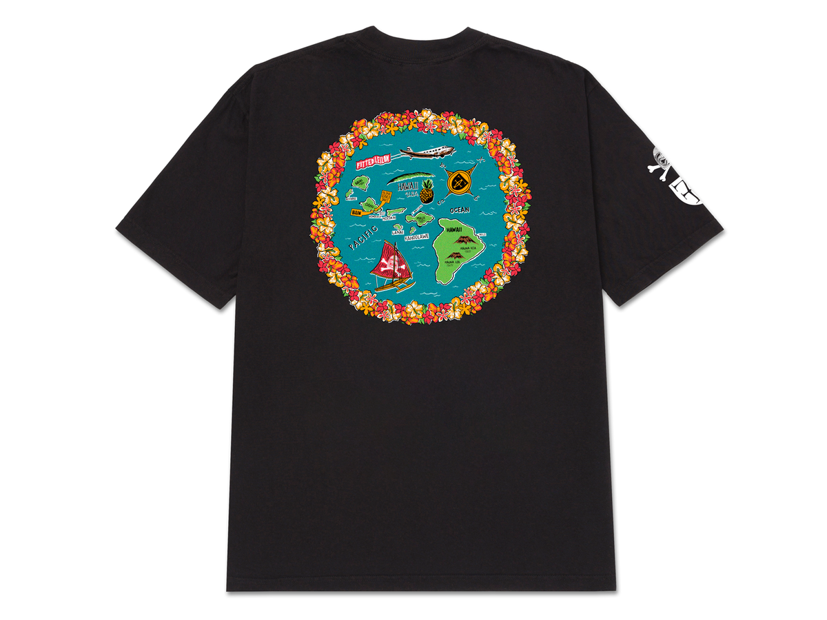 Beachcomber T-Shirt BLACK - Fitted x LEILOW