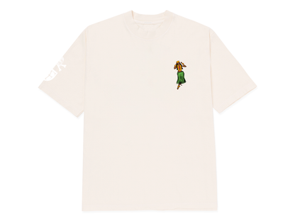 Beachcomber T-Shirt CREME- Fitted x LEILOW
