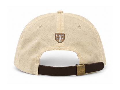 Maritime 6-Panel Cap NATURAL - Fitted x LEILOW
