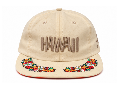Maritime 6-Panel Cap NATURAL - Fitted x LEILOW