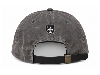 Maritime 6-Panel Cap CHARCOAL - Fitted x LEILOW